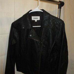 BB Dakota Women's Black Leather Jacket